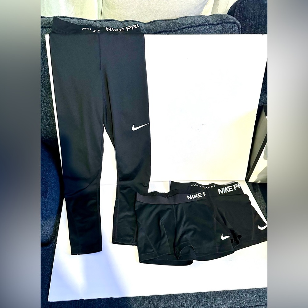 Nike one leggings and two shorts